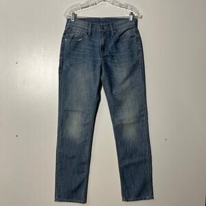 LEVIS 511 Levi’s Slim Straight Fit Washed Light Blue Mens Jeans Size 30x32
